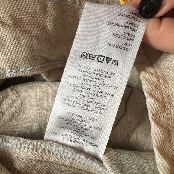 We The Free Free People Ziggy Sun Shell  Overalls Ecru Denim Straight Dungarees - Picture 13 of 14